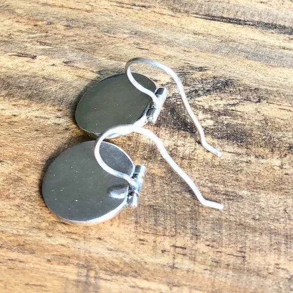 Silpada Sterling Silver Disc Earrings - Picture 3 of 3